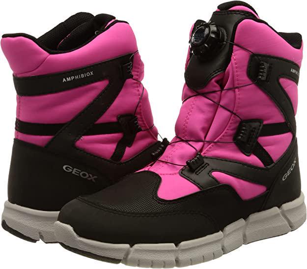 Сапоги зимние Geox Flexyper р. EUR 33 Black/Fuchsia (11118874)