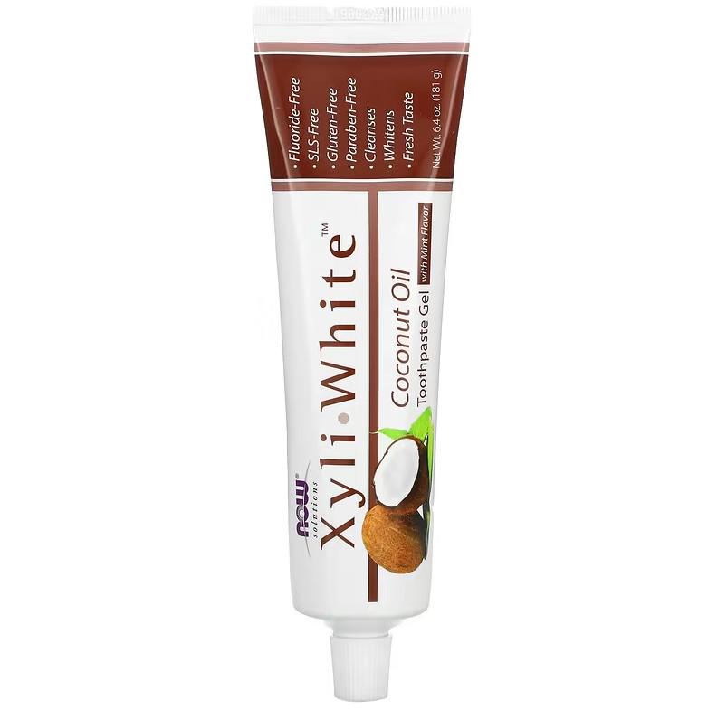Зубна паста Now Foods Xyliwhite Toothpaste Gel Coconut Oil 181 г