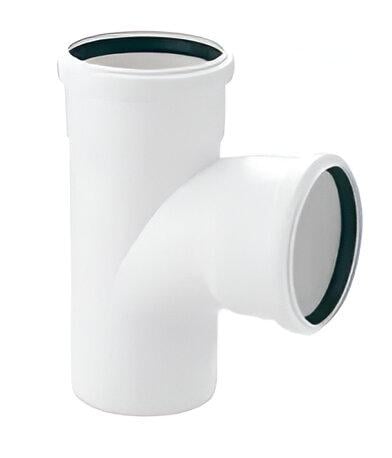 Тройник REHAU Raupiano PLUS 40х40 мм 87° (UIN-123114001)