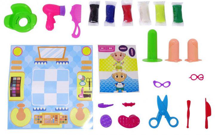 Набор для лепки Barber shop Hairdresser toy (V8749)