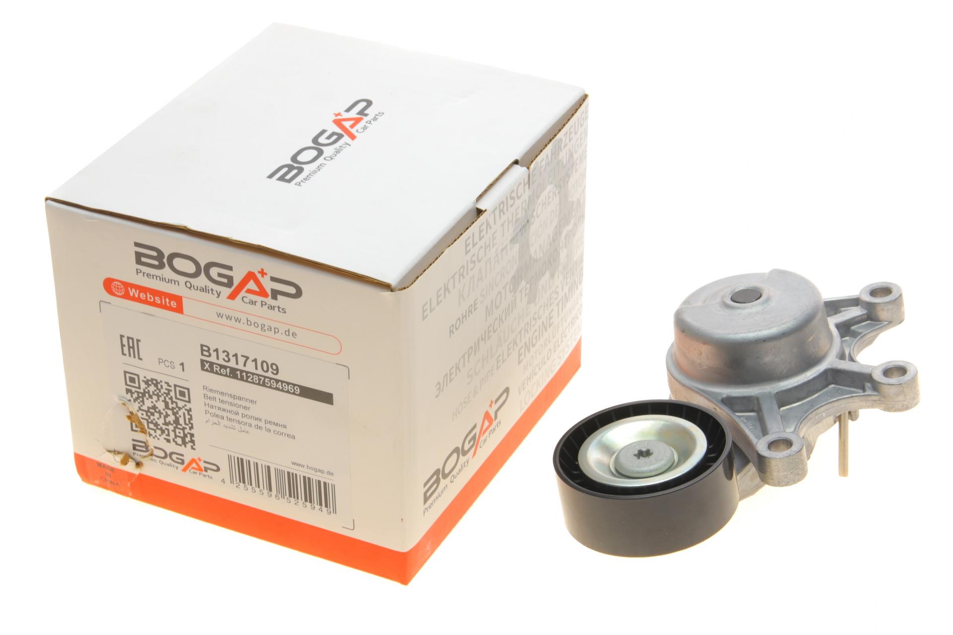Натяжник ремня генератора BOGAP BMW 3 F30/4 F32/5 F10 1.6/2.0 11- N20/N26 (B1317109)
