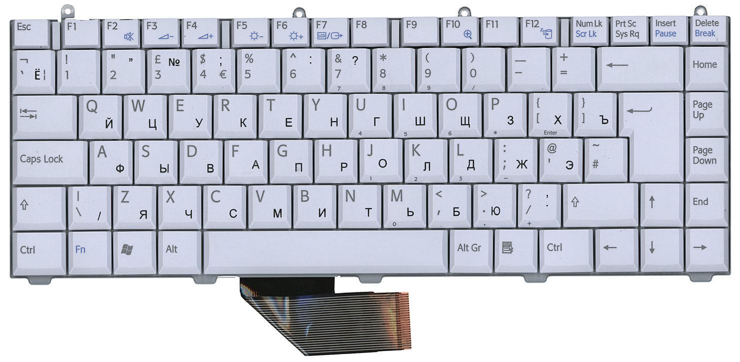 Клавиатура для ноутбука Sony Vaio VGN-FS White Клавиатура для ноутбука Sony Vaio VGN-FS White