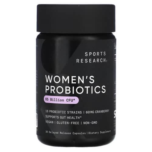 Пробиотики и пребиотики Sports Research Daily Women's Probiotics 65 Billion CFU 30 капс. (SRE-09138)