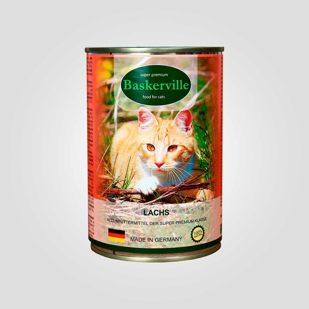 Консерва для кошек Baskerville Лосось 400 г (20502425)