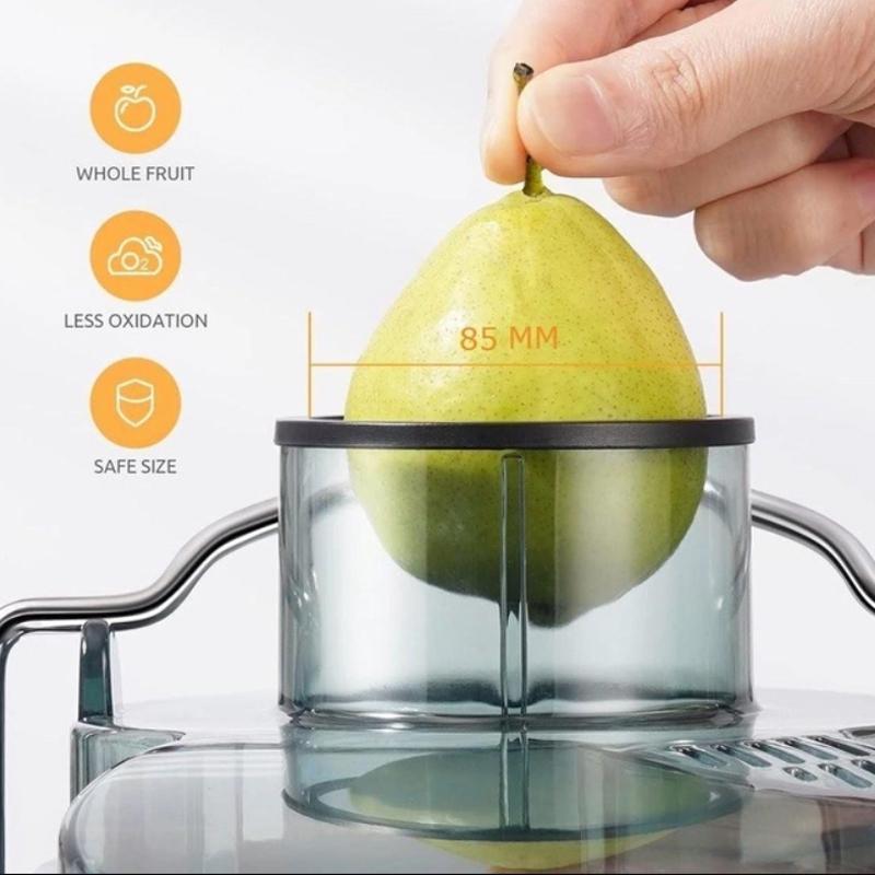 Соковитискач відцентровий Royalty Line RL-PJ19002 1000 Вт 2 швидкості Silver - фото 6