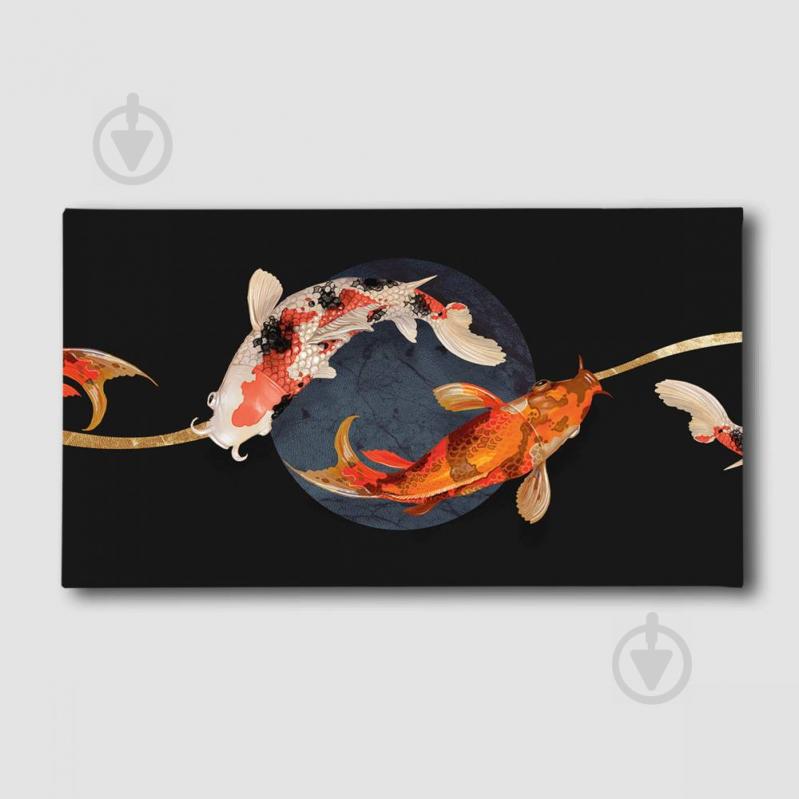 Картина Рыбы на луне Malevich Store 50x100 см (K0006)