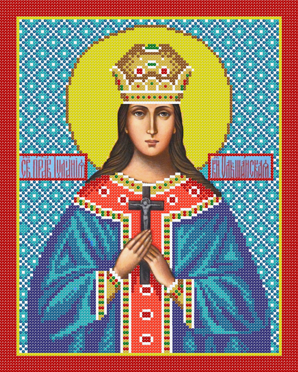 Схема вышивки бисером Святая Иулиана Ольшанская (769442175А)