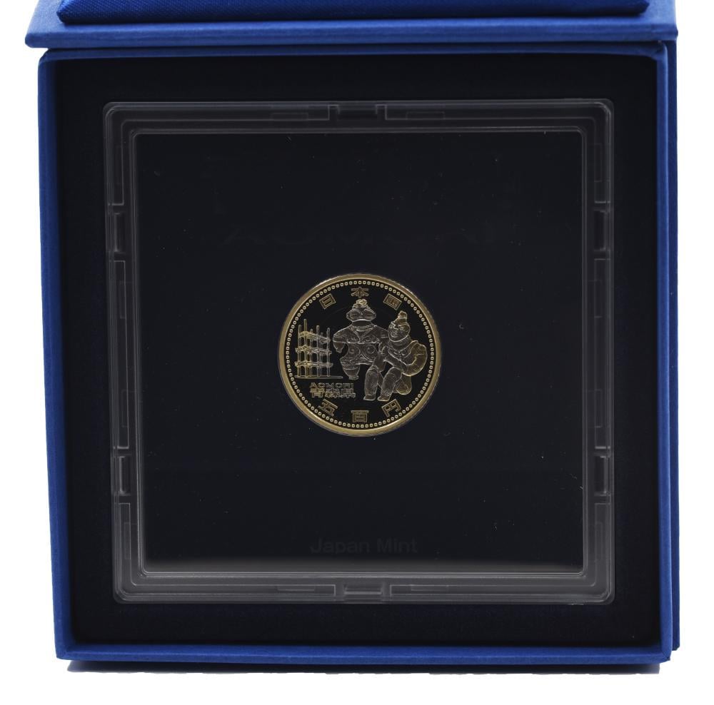 Колекційна монета Японія 500 єн 2010 біметал Proof Префектури Аоморі в сувенірній упаковці (М21334)