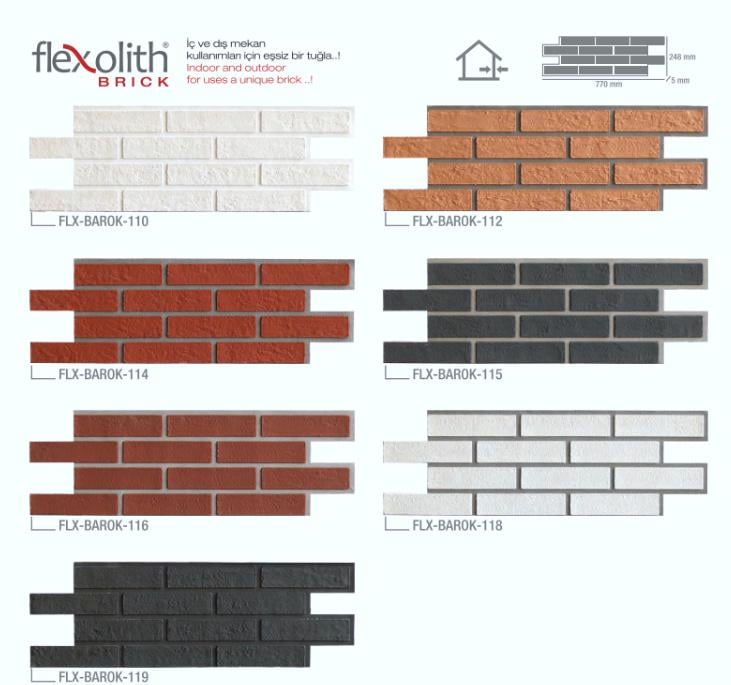 Кирпич гибкий на самоклеящейся основе Flexolith для интерьеров и фасадов Красный (FLХ-116) - фото 7 Кирпич гибкий на самоклеящейся основе Flexolith для интерьеров и фасадов Красный (FLХ-116) - фото 7