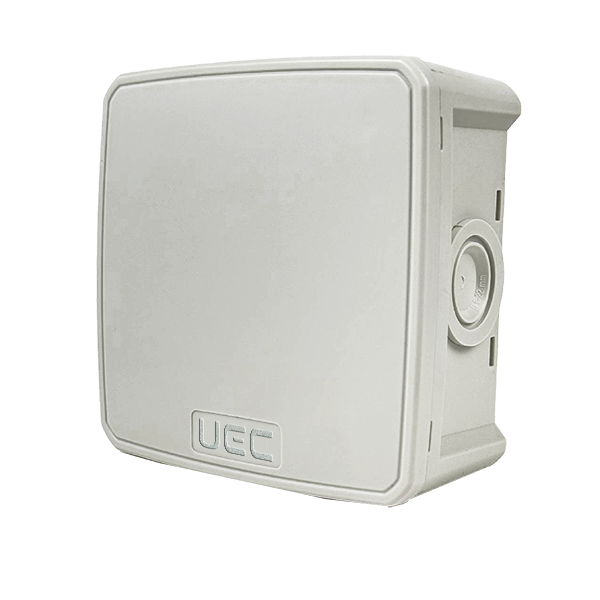 Распределительная коробка UEC 75x75x48 наружная 6 вводов IP65 Серый (JB-075-075-048-G-IP65-GR)