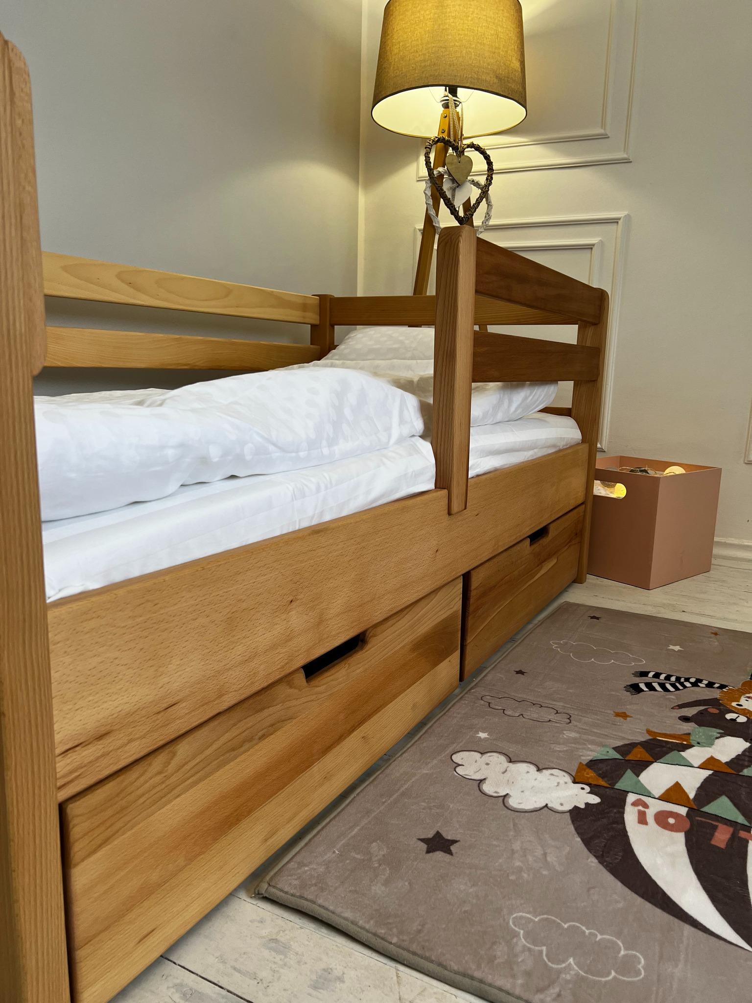 Ліжко підліткове Goydalka Aurora з шухлядою 190x80 см Натуральний - фото 6 Ліжко підліткове Goydalka Aurora з шухлядою 190x80 см Натуральний - фото 6