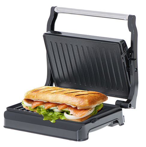 Гриль электрический Adler AD 3052 1200 Вт с тефлоновыми пластинами и антипригарным покрытием