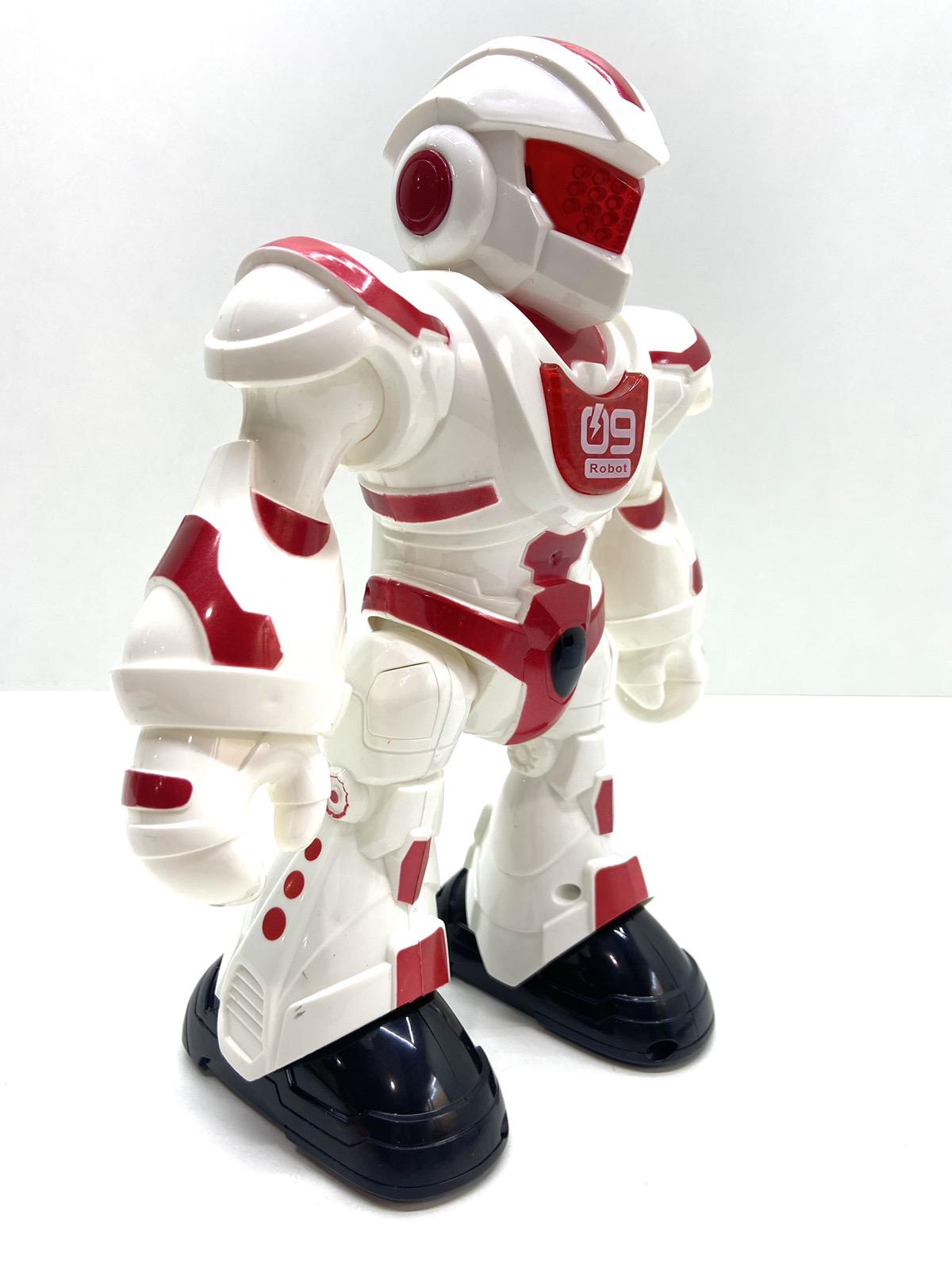 Робот інтерактивний Bambi на дистанційному керуванні ходить/танцює/програмується 23 см Біло-червоний (606-3)