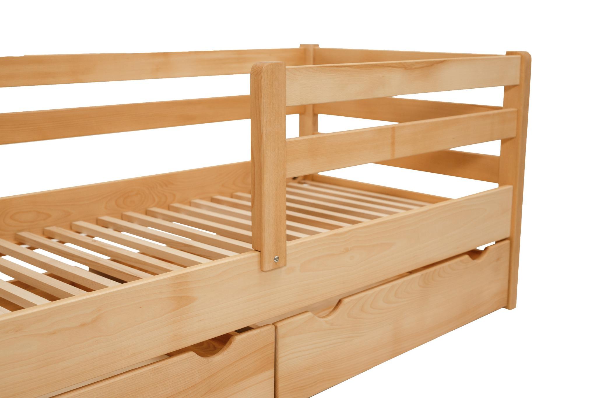 Ліжко підліткове Goydalka Aurora з шухлядою 190x80 см Натуральний - фото 4 Ліжко підліткове Goydalka Aurora з шухлядою 190x80 см Натуральний - фото 4