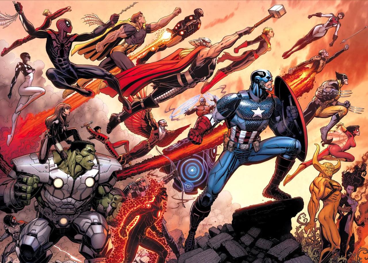 Картина постер Gee! Avengers Месники комікс 60х40 см AG.09.079