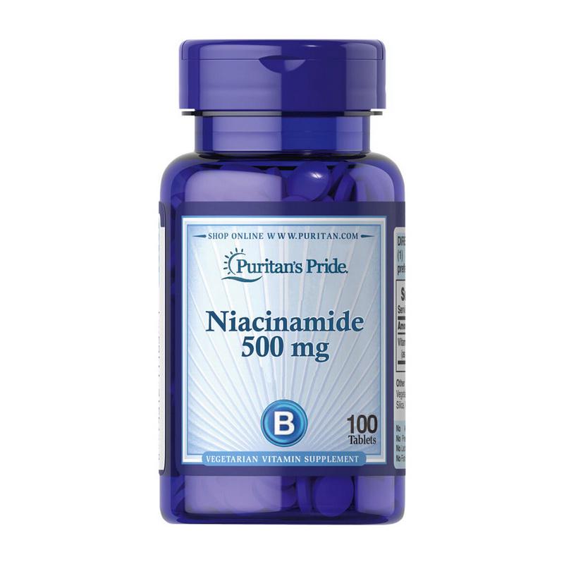 Ниацин Puritan's Pride Niacinamide 500 mg 100 tablets
