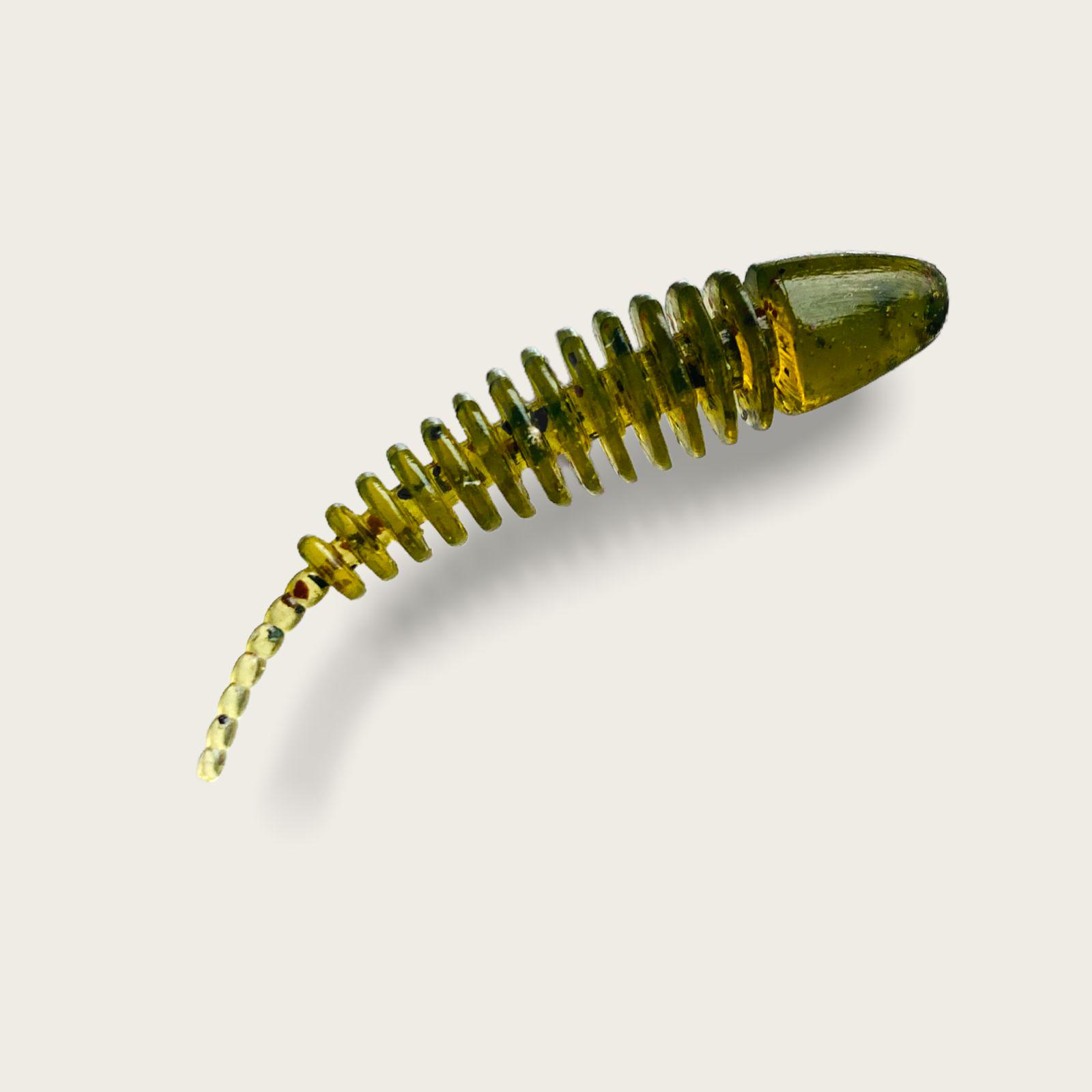 Силиконовая приманка Big Baits TT Slug речная серия 1,6" 10 шт. # 106 Green Pumpkin (2161106) - фото 2 Силиконовая приманка Big Baits TT Slug речная серия 1,6" 10 шт. # 106 Green Pumpkin (2161106) - фото 2