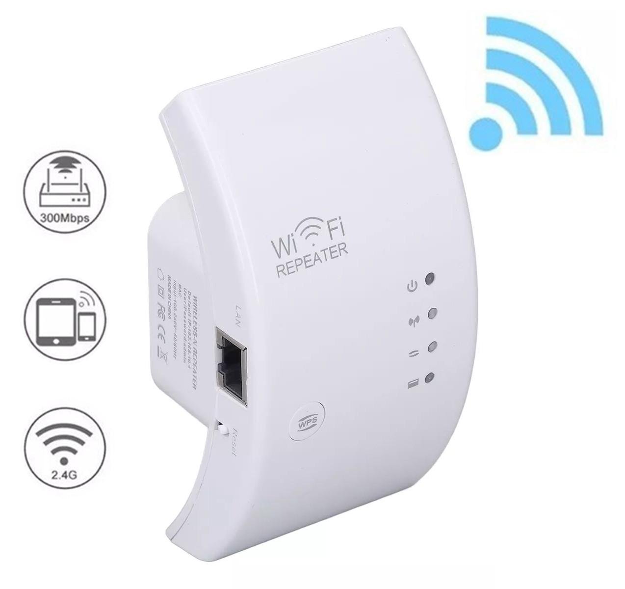 Ретранслятор Wi-Fi сигнала RIAS WF-05 802.11N/B/G 300 Mbps 2,4 GHz White (3_05430) - фото 6