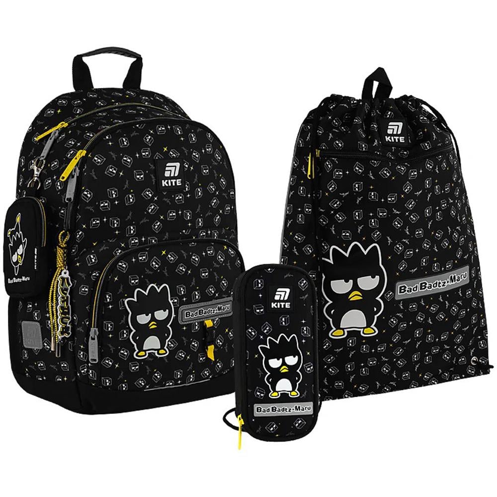 Школьный набор KITE Education Badtz Maru рюкзак/пенал/сумка для обуви (SET_HK25-585M-1)