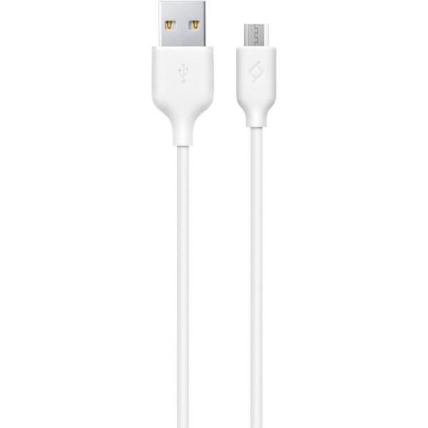 Кабель Ttec (2DK7530B) USB-мicroUSB 1.2м, White