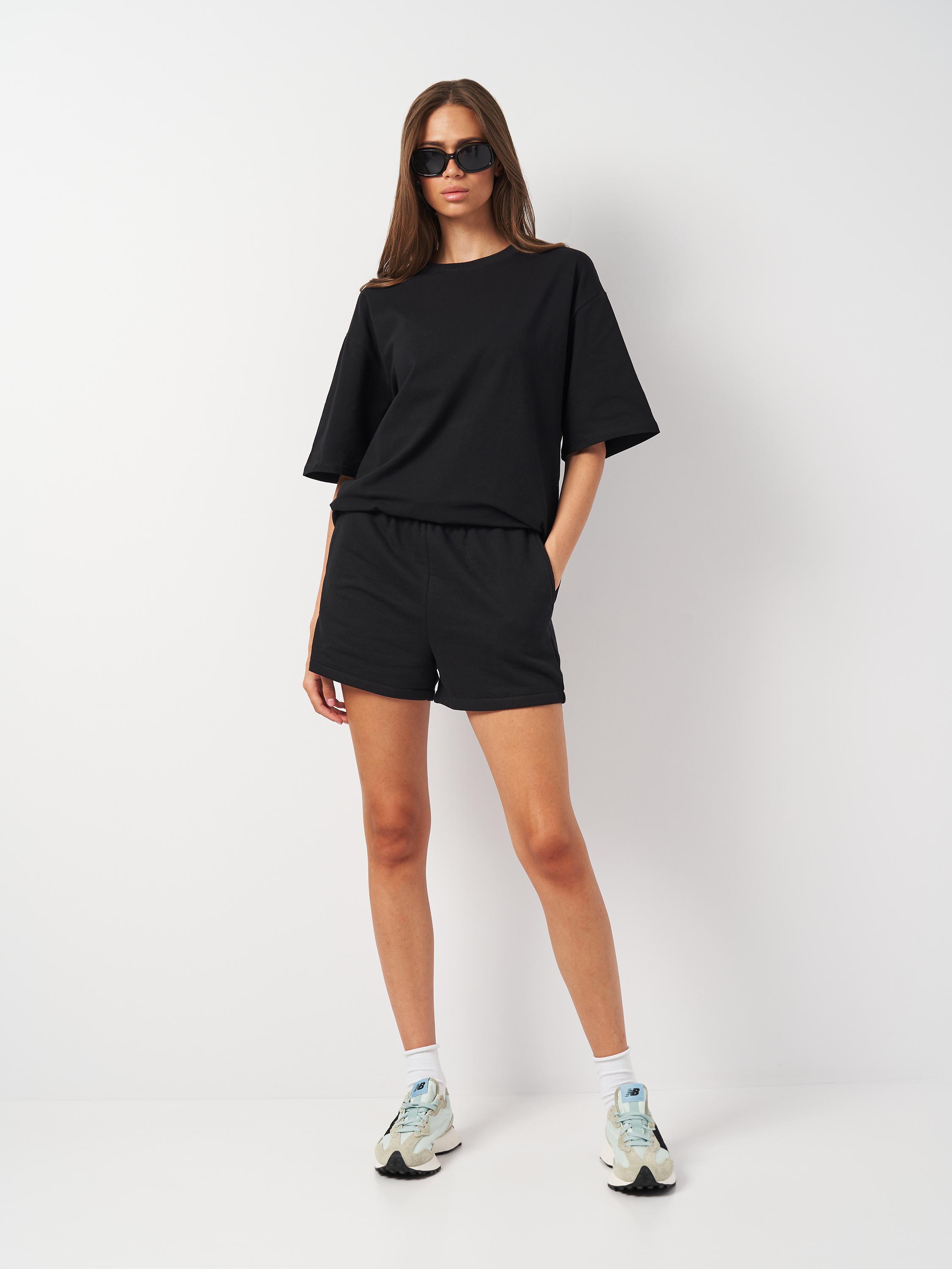 Футболка женская оверсайз ROZA 231105 S Черный (4824005697227) - фото 8 Футболка женская оверсайз ROZA 231105 S Черный (4824005697227) - фото 8