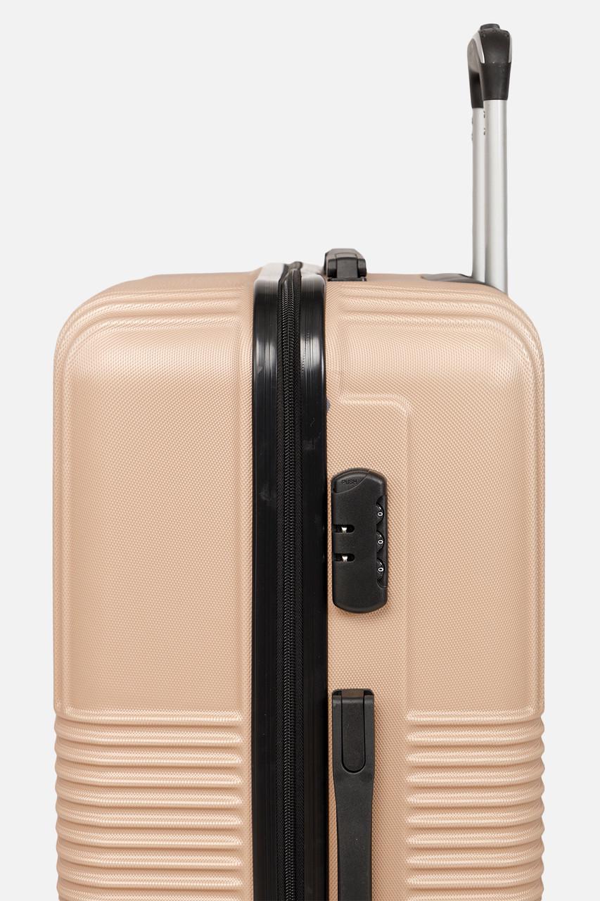 Чемодан женский S Золотистый (ЦБ-00268538) - фото 4 Чемодан женский S Золотистый (ЦБ-00268538) - фото 4