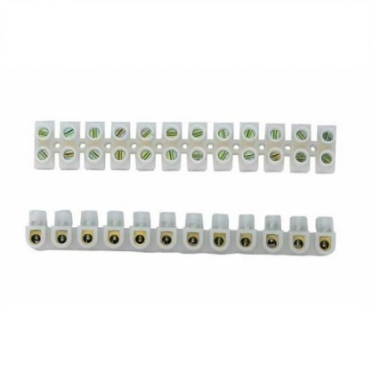 Колодка клемна VOLTRONIC X3-3012 поділена до 30 А 30 кв. мм для розподільних щитів (21057) - фото 2