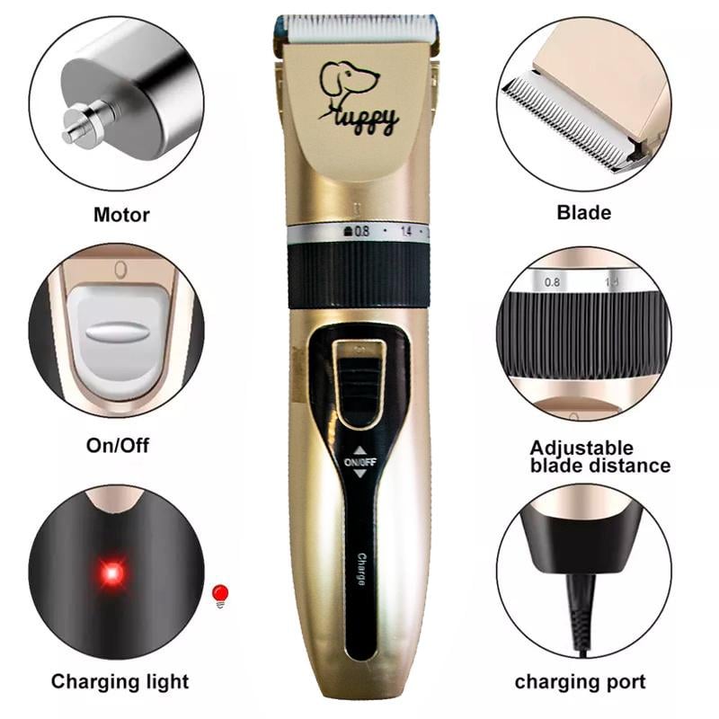 Машинка для стрижки собак и кошек Pet Grooming Hair Clipper Kit (1009471-Bronze) - фото 5