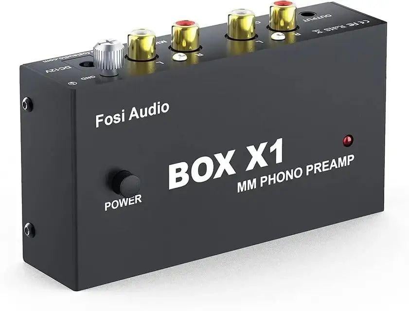 Фонокоректор Fosi Audio BOX X1 MM Phono Preamp для вінілових програвачів (34068642)