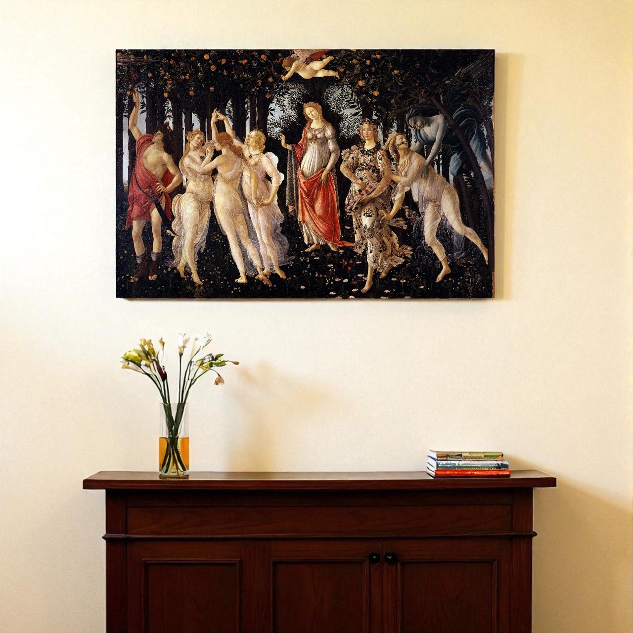 Картина-репродукция Студия Дерева Ольха Весна» Сандро Боттичелли эпоха Возрождения 60x40 см (865519025)