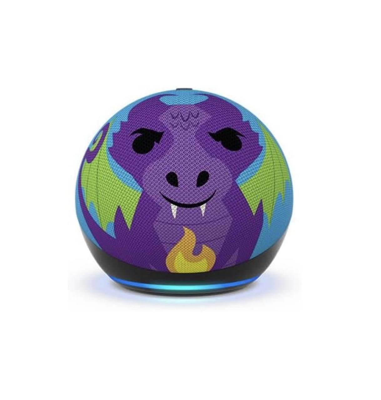 Детская смарт колонка Amazon Echo Dot 5th Generation Kids Dragon 214DG Английский язык