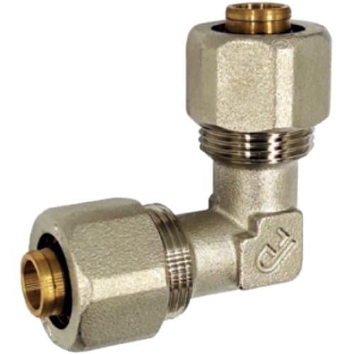 Коліно обтискне Fado 32x32 мм латунь (RFU04)