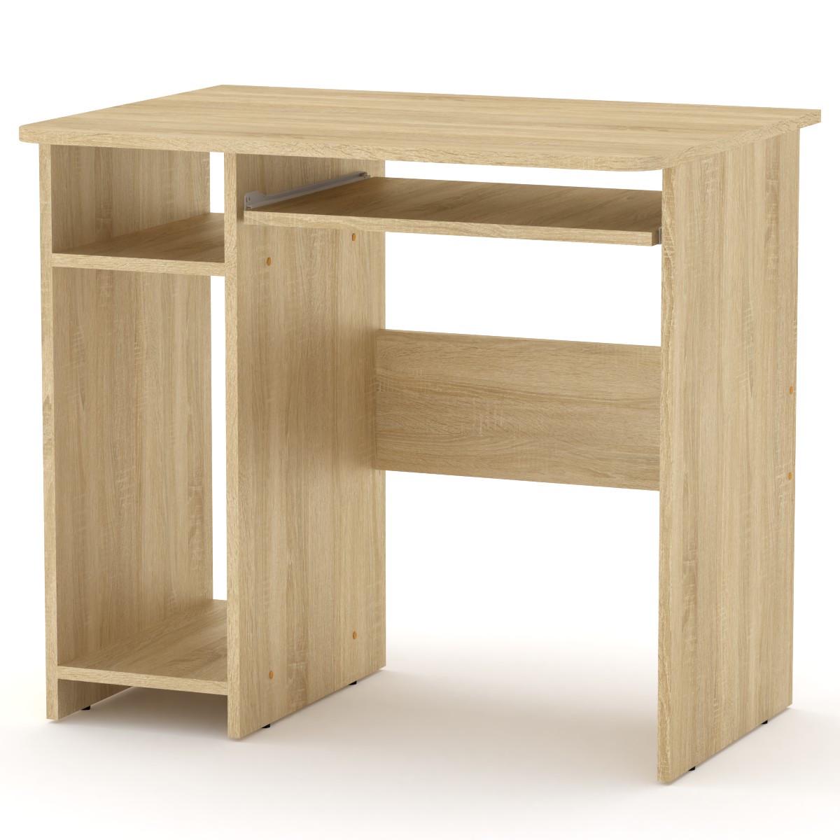 Стол компьютерный Компанит СКМ-12 82х60х73,6 см Дуб сонома (25410400) - фото 1 Стол компьютерный Компанит СКМ-12 82х60х73,6 см Дуб сонома (25410400) - фото 1