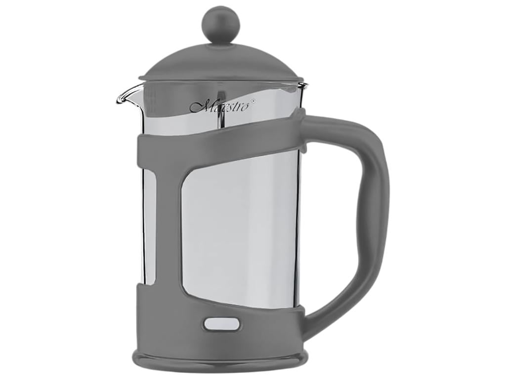 Френч-прес Maestro 800 мл Сірий (MAE-MR-1665-800-GRAY)