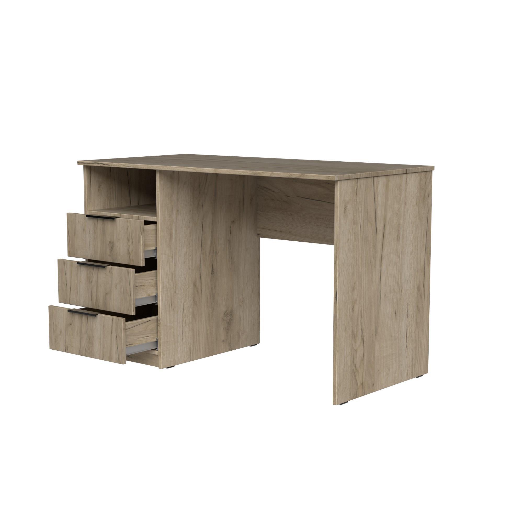 Стіл письмовий СП1 3Я SENAM 750х1100х500 мм ДСП Дуб Крафт Сірий - фото 4