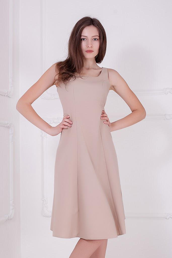Платье женское Podium Alexa 17945-BEIGE M Бежевый