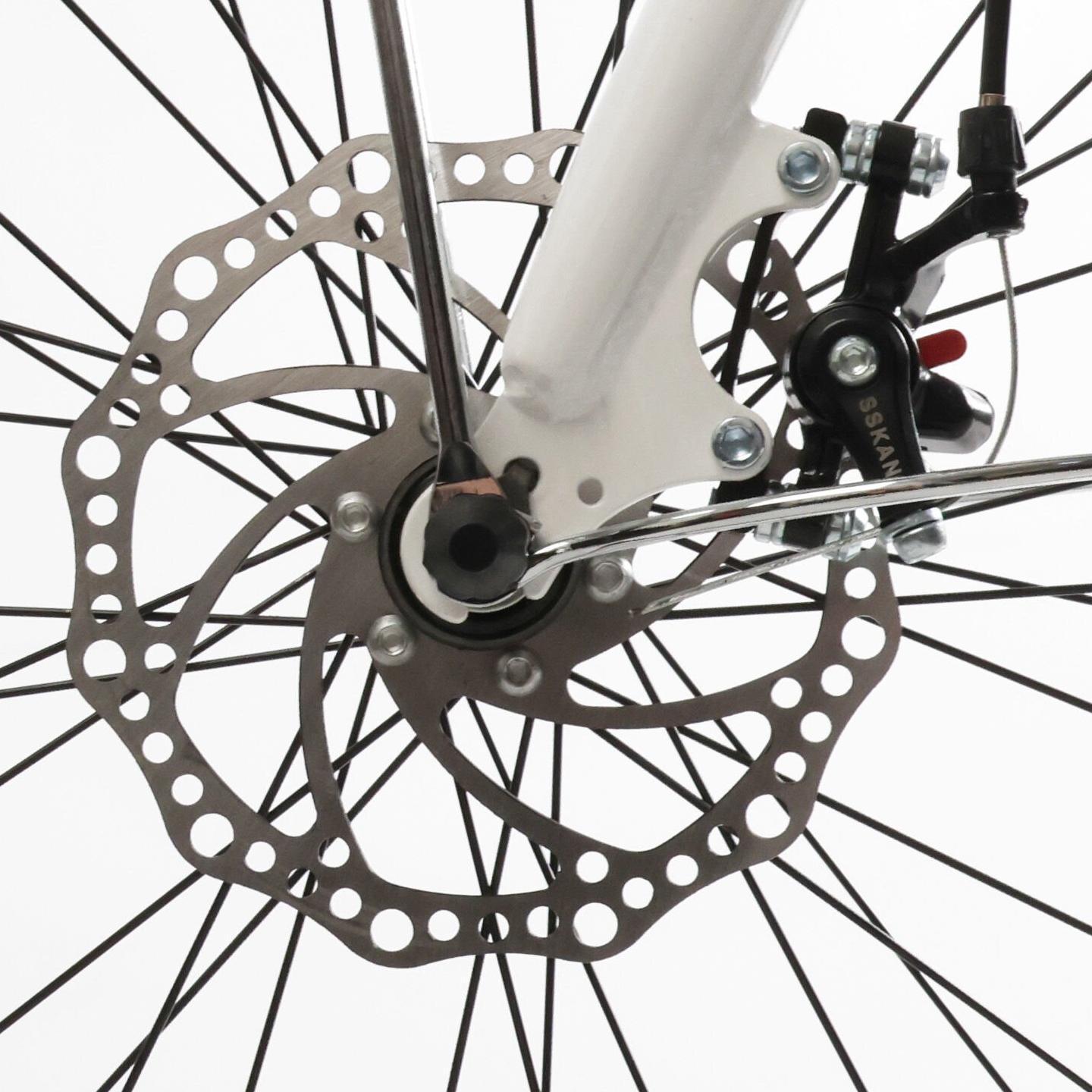 Велосипед городской Corso Liberty с корзиной и багажником рама 20"/28" Белый - фото 6 Велосипед городской Corso Liberty с корзиной и багажником рама 20"/28" Белый - фото 6