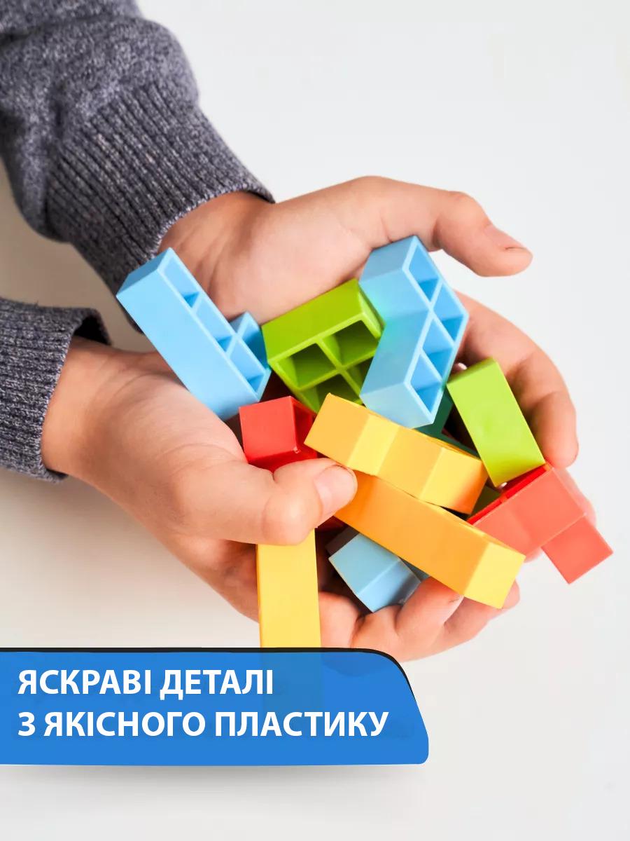 Настольная игра Tetris Tower Балансирующая тетрис башня 16 блоков (15015190) - фото 7