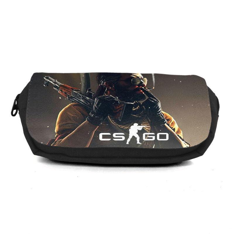 Пенал школьный Контр Забастовка CSGO-002 Черный (1442383469)