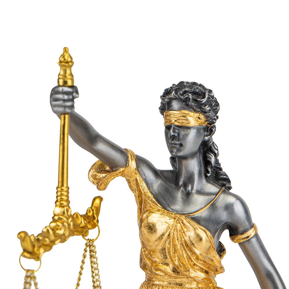 Статуэтка VERONESE Фемида Золотая Справедливость 29 см - фото 8
