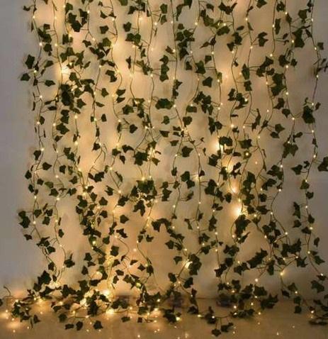 Плющ искусственный декоративный для отделки интерьера с LED-подсветкой 25 м Зеленый - фото 9 Плющ искусственный декоративный для отделки интерьера с LED-подсветкой 25 м Зеленый - фото 9