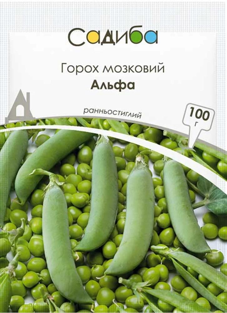 Насіння гороху мозкового Садиба Альфа 100 г (1893)