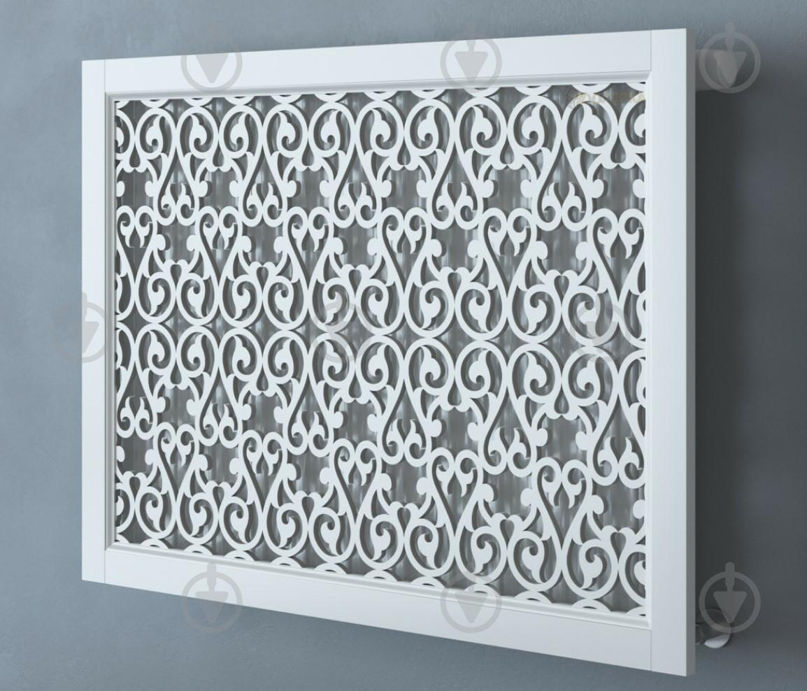 Экран-решетка декоративная на батарею отопления R35-F100 Белый (25310969)