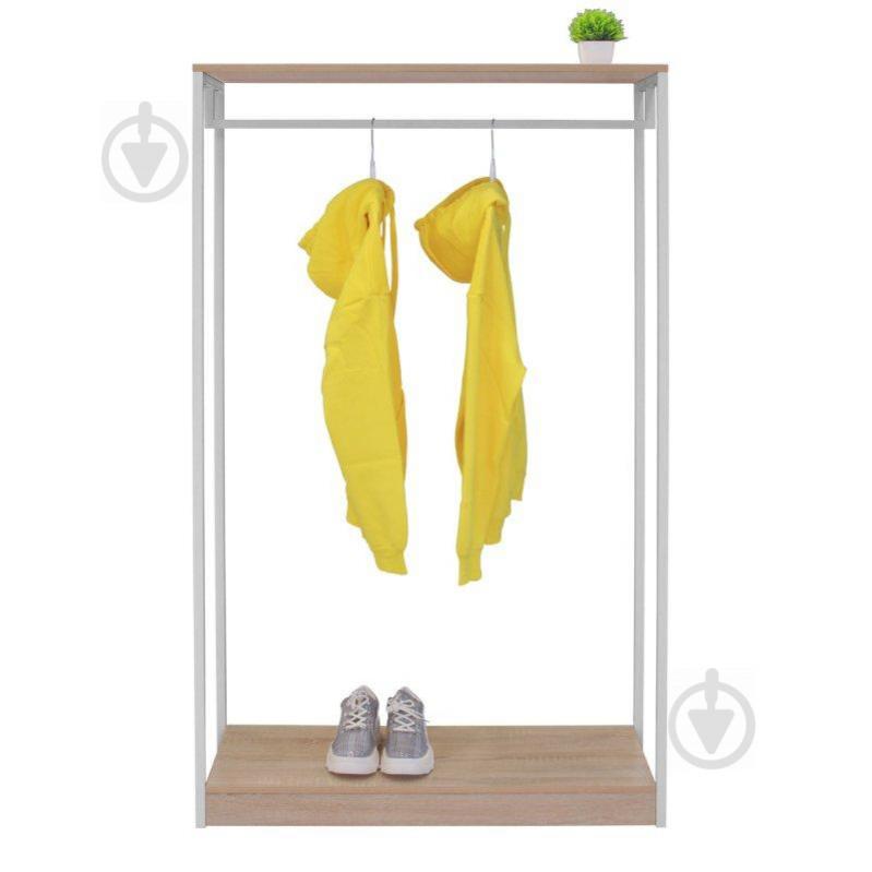 Вешалка стойка для одежды GoodsMetall в стиле Лофт 1700х700х400мм ВШ114