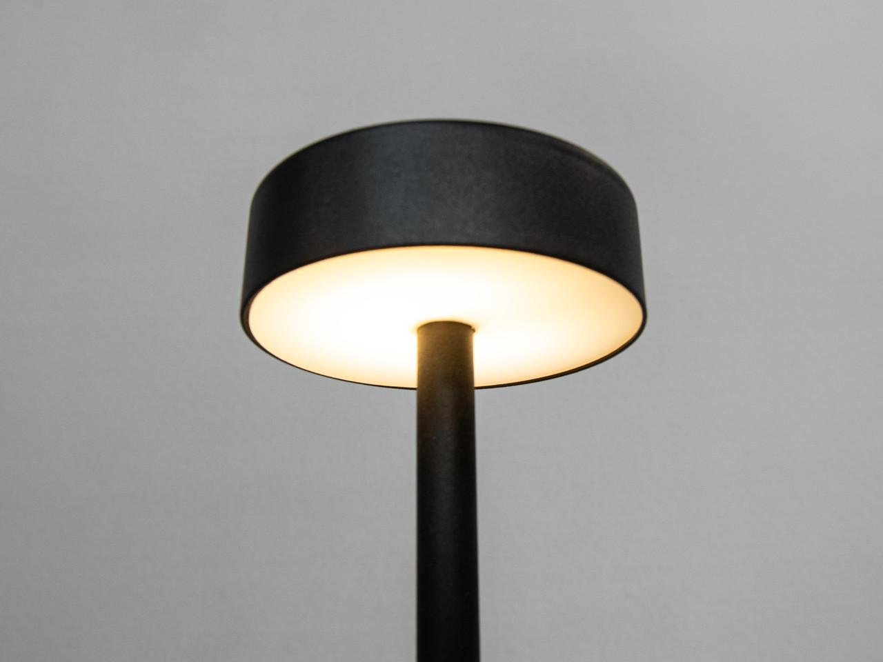 Настільна лампа із сенсором LED 930277BK-LS Циліндрична 5W Чорний (2498055987) - фото 3