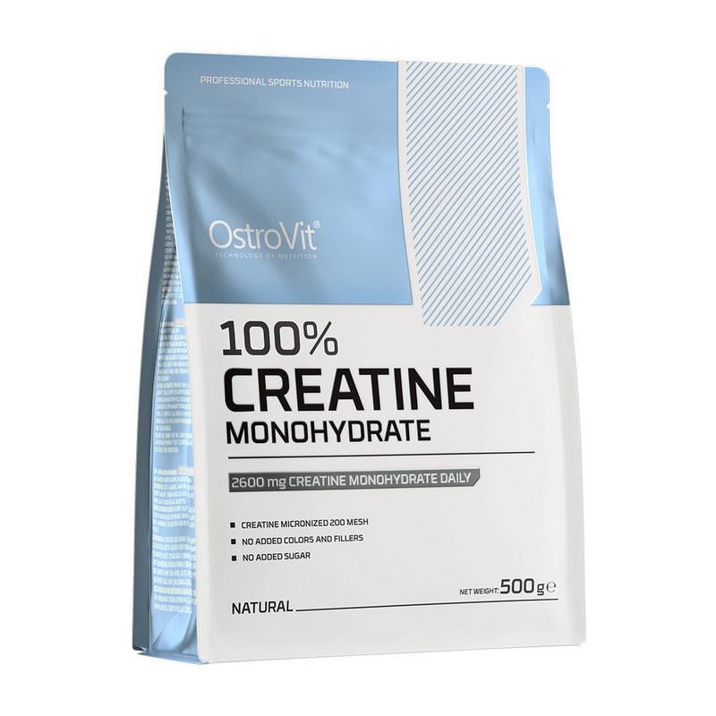 Креатин моногидрат без сахара OstroVit Creatine Monohydrate 500 г Без вкуса