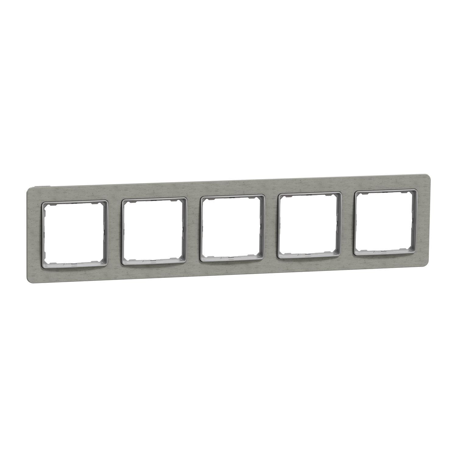 Рамка пятиместная Schneider Electric Sedna Elements Бетоний (SDD390805)