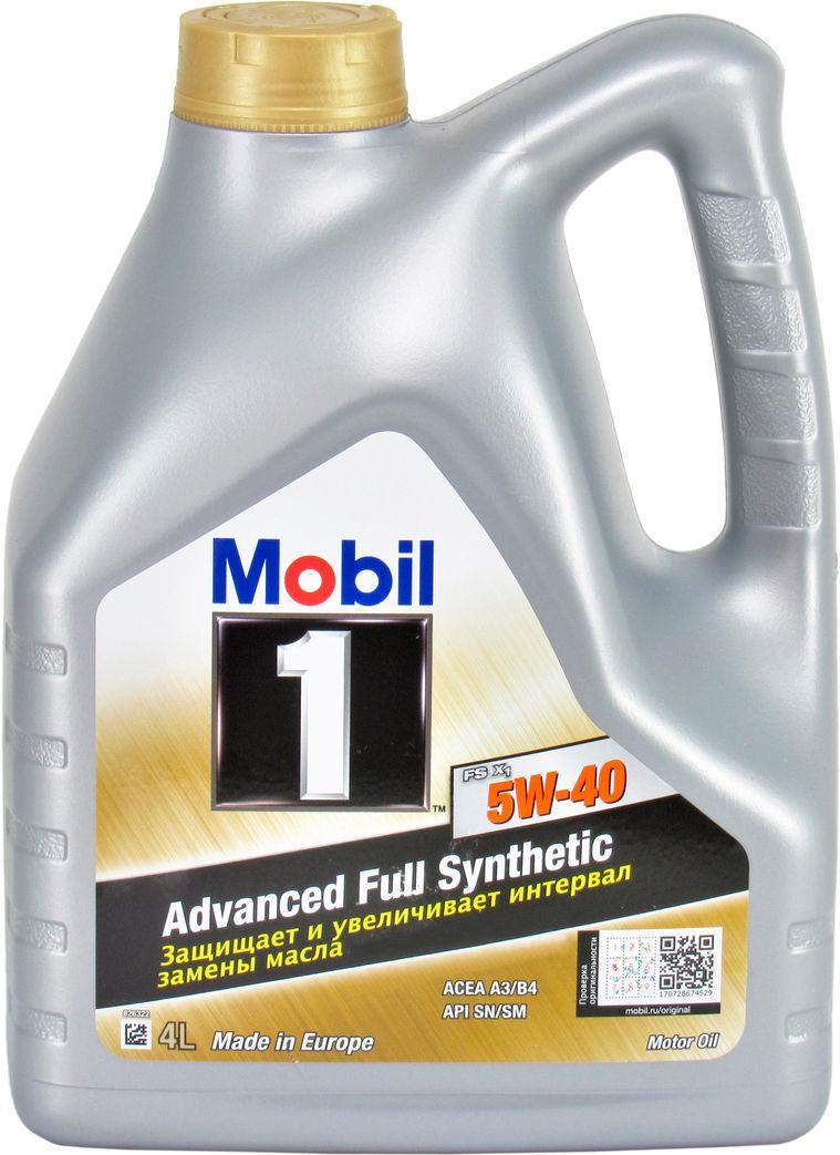 Моторне мастило Mobil 1 Fs 153265 бензин/дизель 5W-40 4 л (1400297)