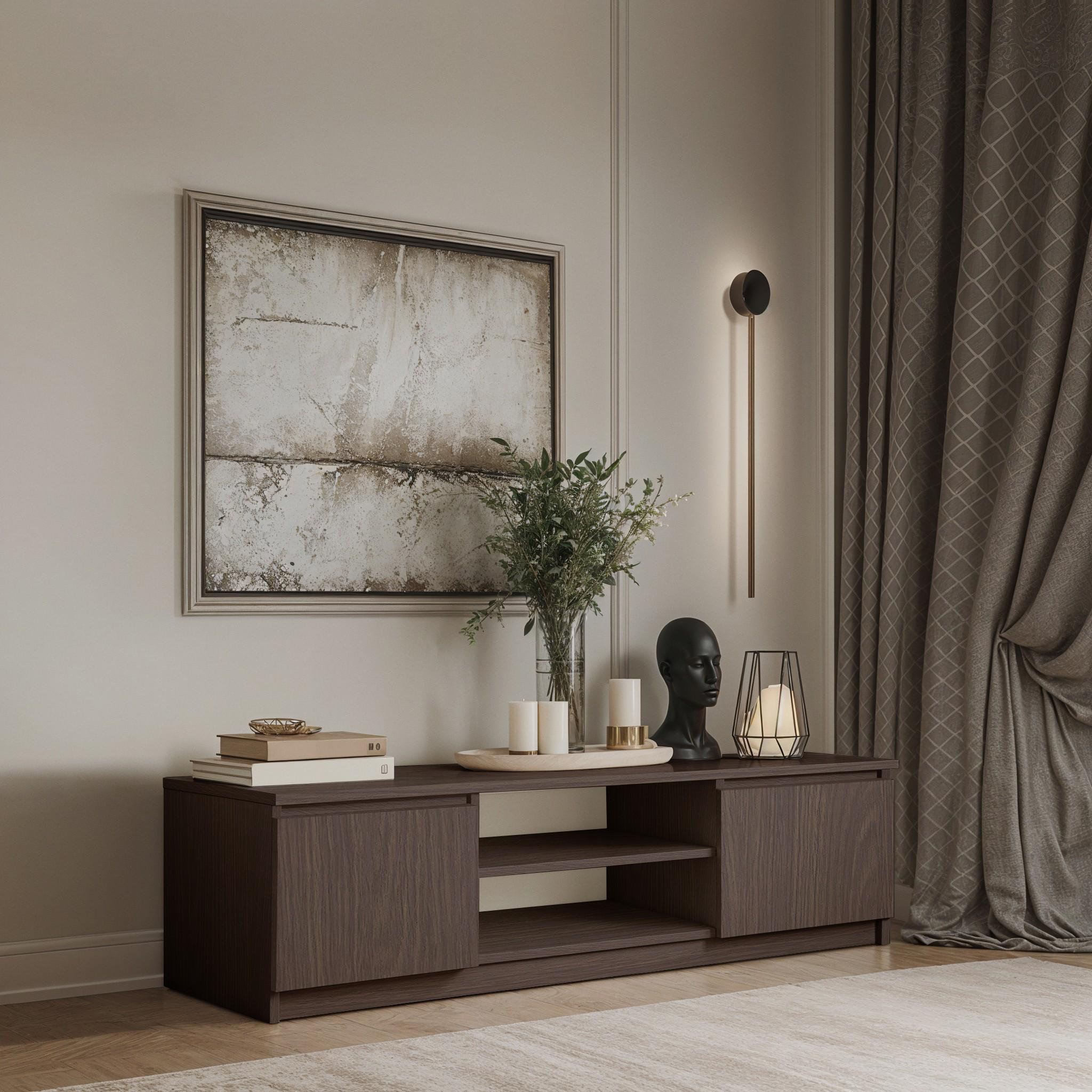 Тумба під телевізор Vega 1500х370х420 мм Венге Магія - фото 1