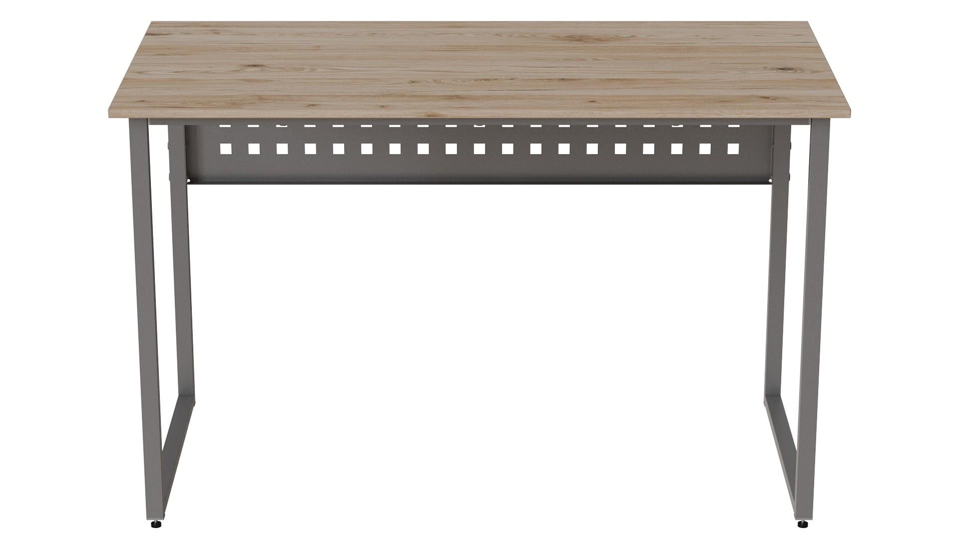 Стол компьютерный Ferrum-decor Майк ДСП 32 мм 75x100x70 см Серый/Дуб Сан-Марино (FRD-101805)